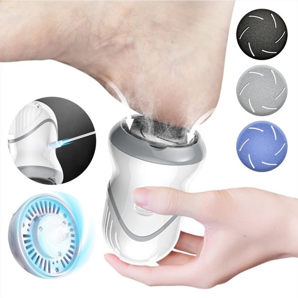 High Quality Callus remover Electric Rechargeable Foot Scrubber Pedicure Tools - Picture 3 of 11